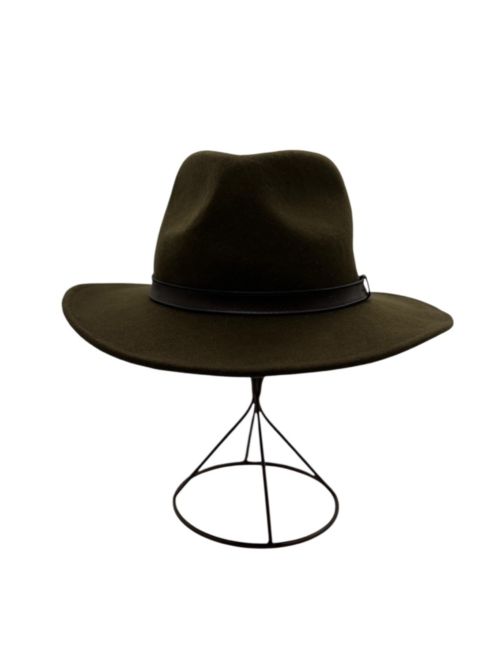 Pendleton Olive Brown 100%Wool Fedora with Brown Band